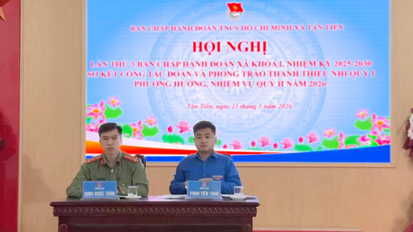 Hội nghị sơ kết công tác Đoàn và phong trào thanh thiếu nhi quý I năm 2026